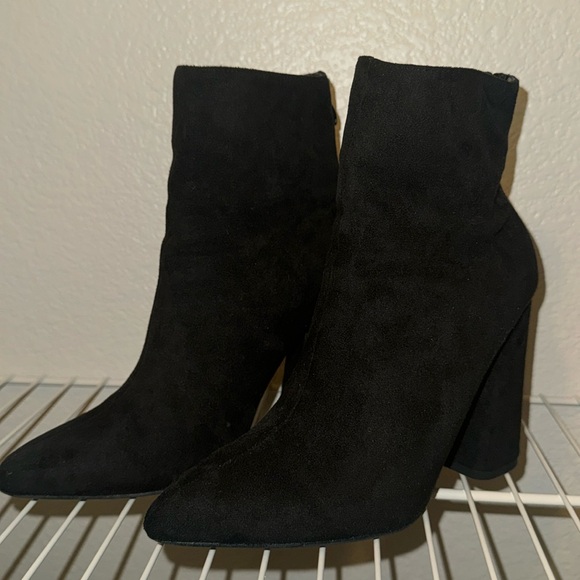 Ankle Boots Black Size 8 - Picture 1 of 4